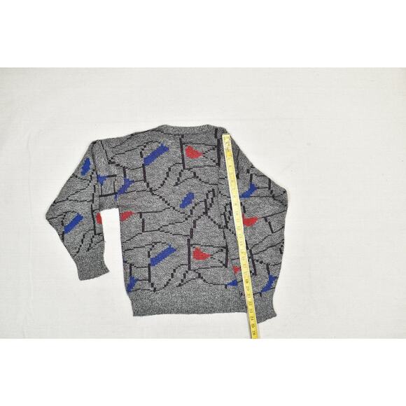Vintage 80s Jacques Michel Men's Sweater Size Small Acrylic USA - Picture 7 of 8